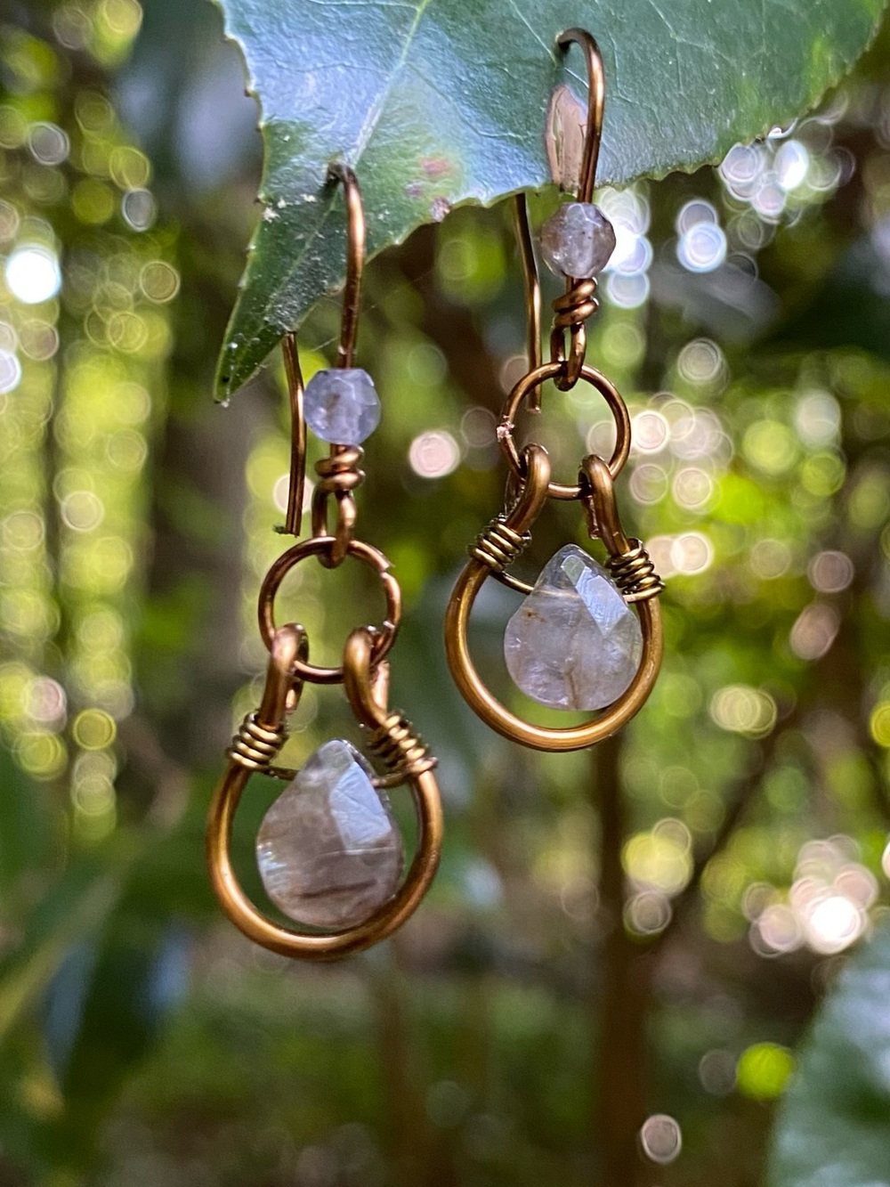 Lolite Drop Earrings